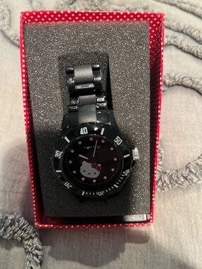 Hello Kitty Black Women's Bracelet Watch